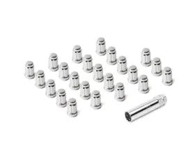 Quadratec 23 Piece Spline Drive Wheel Lug Nut Kit in Chromefor Jeep 1976-2018